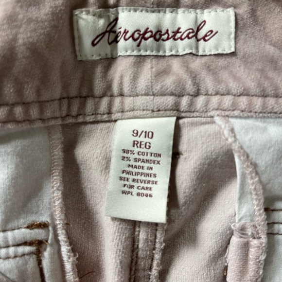 Light pink Aeropostale pants. 9/10 regulars. - Picture 5 of 7